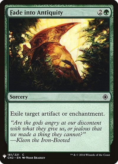 Fade into Antiquity (Mystery Booster) Light Play