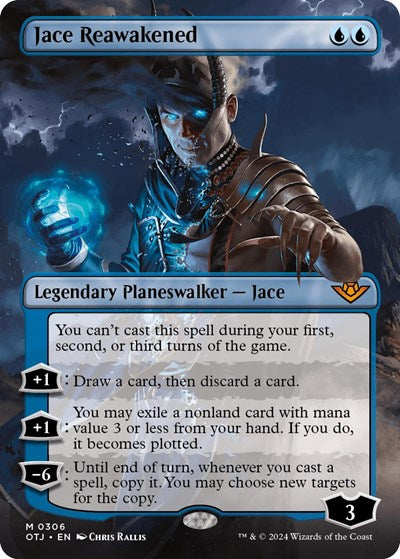 Jace Reawakened (Borderless) (Outlaws of Thunder Junction) Light Play