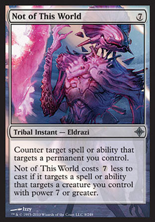 Not of This World (Rise of the Eldrazi) Light Play