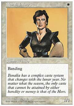 Benalish Hero (5th Edition) Light Play