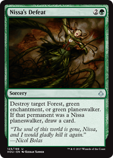 Nissa's Defeat (Hour of Devastation) Light Play