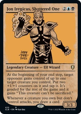 Jon Irenicus, Shattered One (Showcase) (Commander Legends: Battle for Baldur's Gate) Light Play