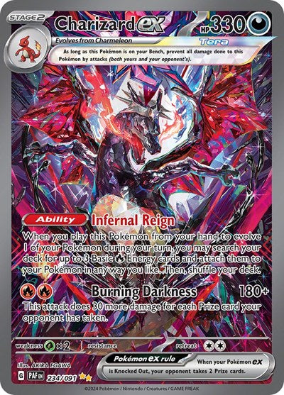 Charizard ex - 234 (SV: Paldean Fates) Near Mint Holofoil