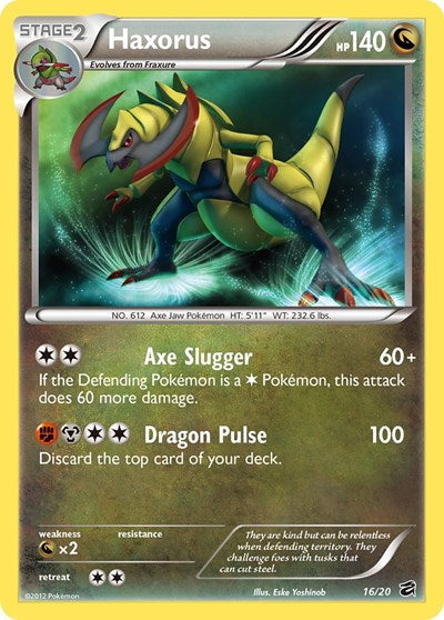 Haxorus (Dragon Vault) Heavy Play Holofoil
