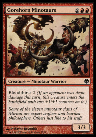 Gorehorn Minotaurs (Duel Decks: Heroes vs Monsters) Light Play