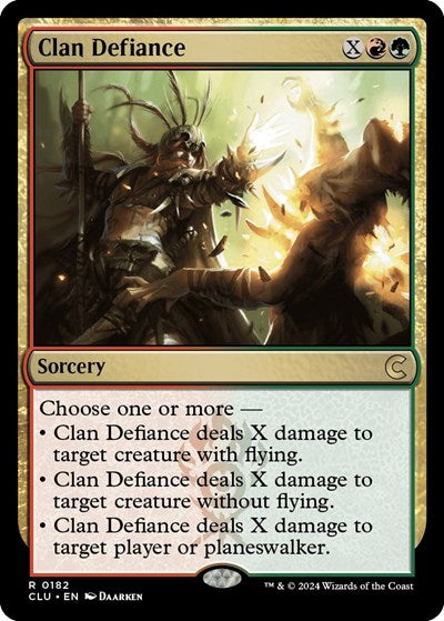 Clan Defiance (Ravnica: Clue Edition) Light Play
