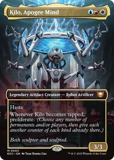 Kilo, Apogee Mind (Borderless) (Commander: Edge of Eternities) Light Play