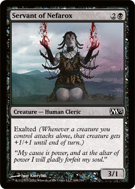 Servant of Nefarox (Magic 2013 Core Set) Light Play Foil