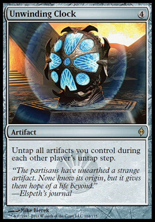 Unwinding Clock (New Phyrexia) Light Play