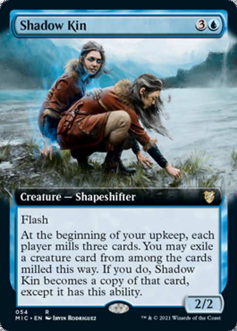 Shadow Kin (Extended Art) (Commander 2021 Midnight Hunt) Light Play