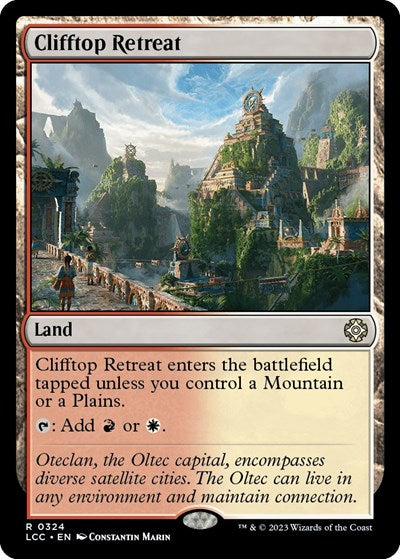Clifftop Retreat (Commander: The Lost Caverns of Ixalan) Light Play