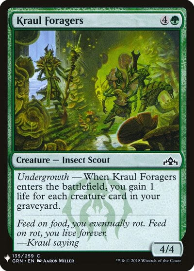 Kraul Foragers (Mystery Booster) Light Play