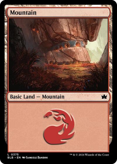 Mountain (0375) (Bloomburrow) Light Play