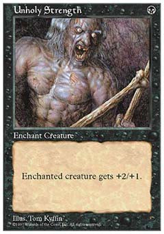 Unholy Strength (5th Edition) Light Play