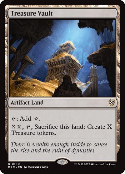 Treasure Vault (Commander: Aetherdrift) Light Play