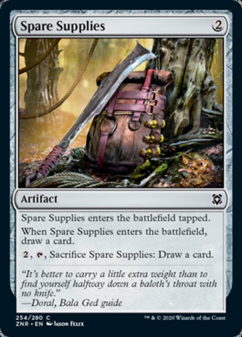 Spare Supplies (Zendikar Rising) Light Play Foil