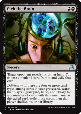Pick the Brain (Shadows Over Innistrad) Light Play