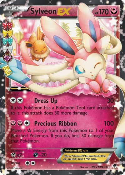 Sylveon EX (Generations: Radiant Collection) Light Play