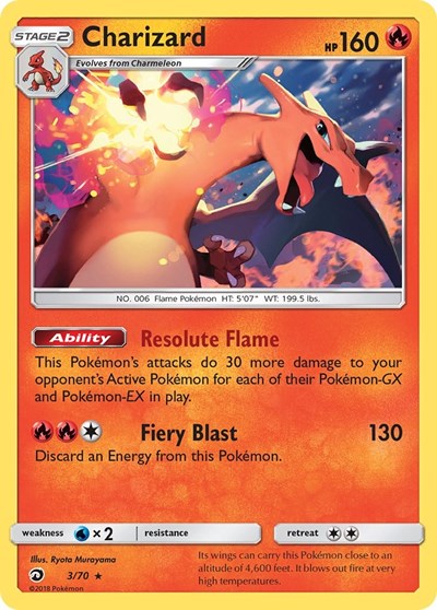 Charizard (Dragon Majesty) Medium Play Holofoil