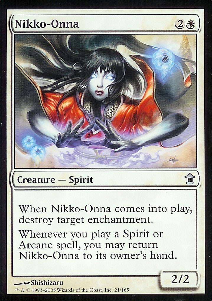 Nikko-Onna (Saviors of Kamigawa) Heavy Play