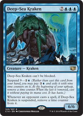 Deep-Sea Kraken (Commander 2014 Edition) Light Play