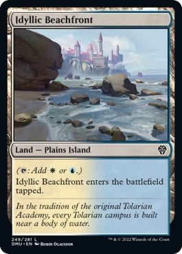 Idyllic Beachfront (Dominaria United) Light Play