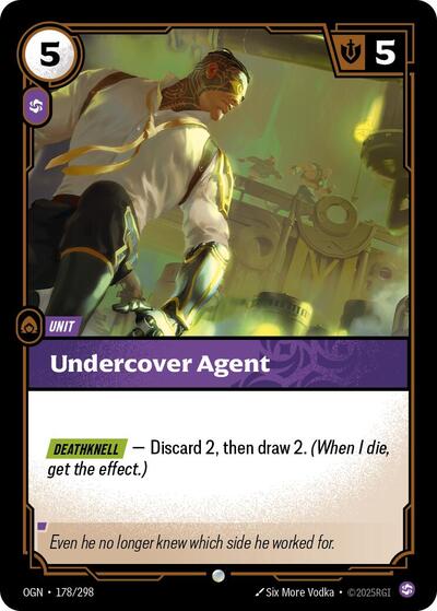 Undercover Agent (Origins) Light Play
