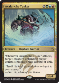 Avalanche Tusker (Khans of Tarkir) Heavy Play