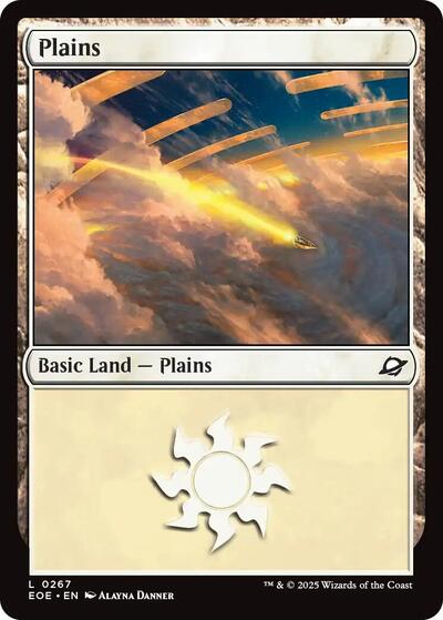 Plains (0267) (Edge of Eternities) Light Play Foil