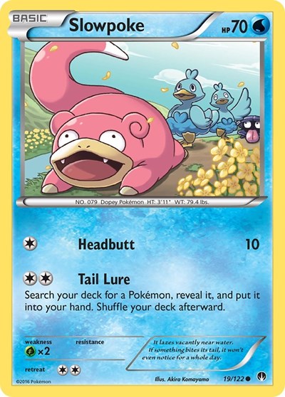 Slowpoke (XY - BREAKpoint) Damaged / Poor
