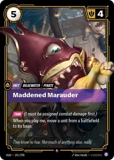 Maddened Marauder (Origins) Light Play Foil