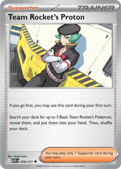 Team Rocket's Proton (ME: Ascended Heroes) Light Play