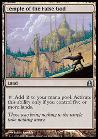 Temple of the False God (Commander) Damaged / Poor