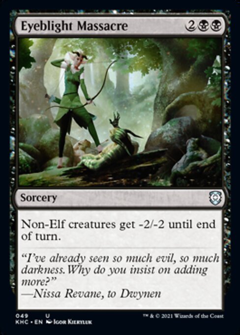 Eyeblight Massacre (Commander 2021 Kaldheim) Light Play