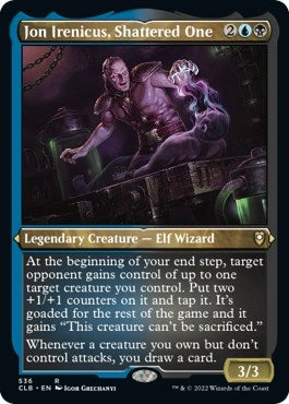 Jon Irenicus, Shattered One (Etched Foil) (Commander Legends: Battle for Baldur's Gate) Light Play Foil