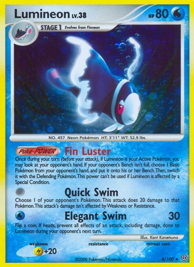 Lumineon (Stormfront) Medium Play Holofoil