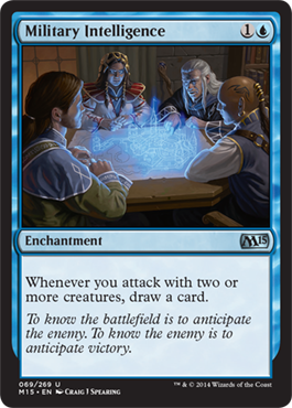 Military Intelligence (Magic 2015 Core Set) Heavy Play