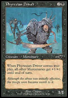 Phyrexian Driver (Nemesis) Light Play