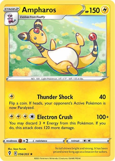 Ampharos (SWSH07: Evolving Skies) Light Play