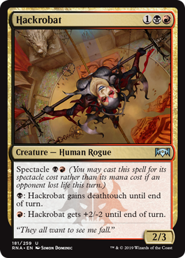 Hackrobat (Ravnica Allegiance) Light Play