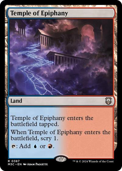 Temple of Epiphany (Commander: Modern Horizons 3) Light Play