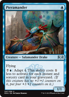 Pteramander (Ravnica Allegiance) Light Play