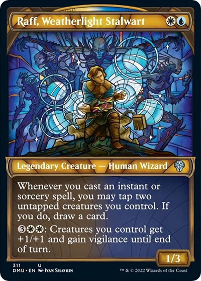 Raff, Weatherlight Stalwart (Showcase) (Dominaria United) Light Play