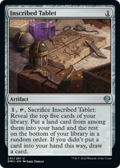 Inscribed Tablet (Dominaria United) Light Play