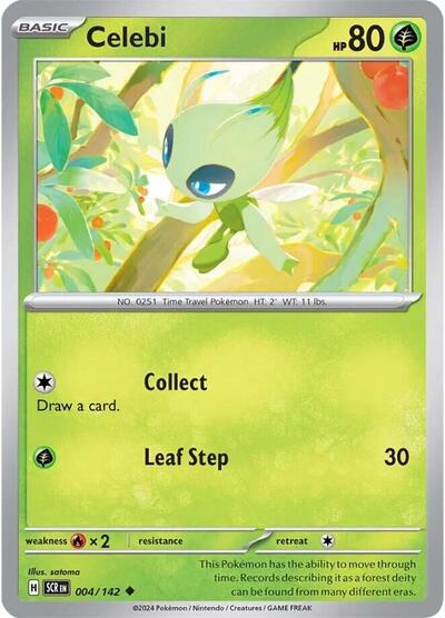 Celebi (SV07: Stellar Crown) Light Play