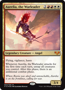 Aurelia, the Warleader (From the Vault: Angels) Light Play Foil