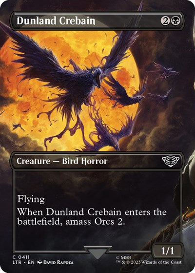 Dunland Crebain (Borderless) (Universes Beyond: The Lord of the Rings: Tales of Middle-earth) Light Play