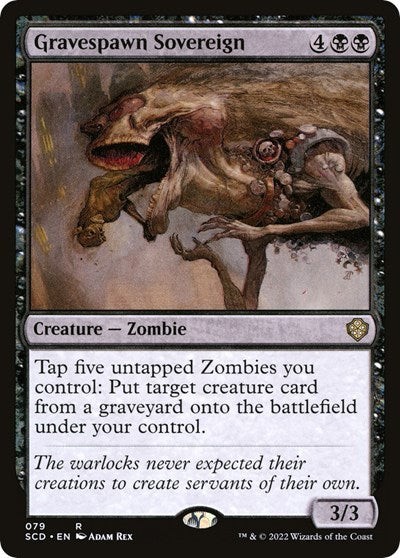 Gravespawn Sovereign (Commander 2022 Starter Decks) Light Play