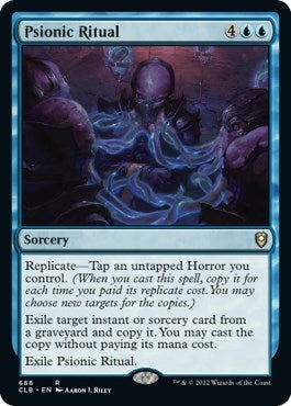 Psionic Ritual (Commander Legends: Battle for Baldur's Gate) Light Play