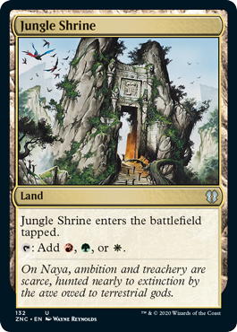 Jungle Shrine (Commander 2020 Zendikar Rising) Light Play